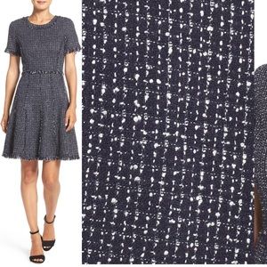 Eliza J Tweed fit and flare dress - 2P